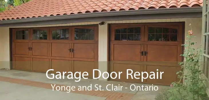 Garage Door Repair Yonge and St. Clair - Ontario