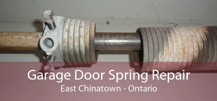 Garage Door Spring Repair East Chinatown - Ontario