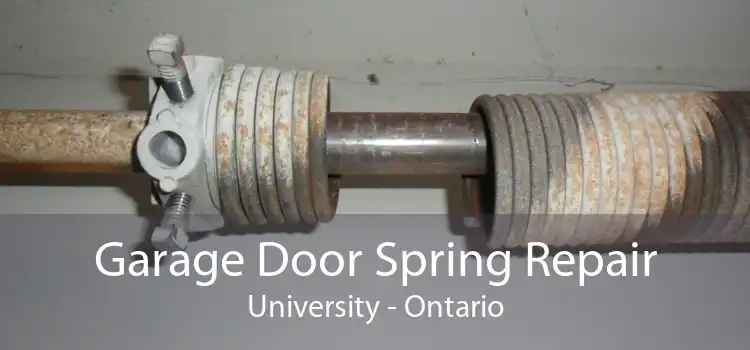 Garage Door Spring Repair University - Ontario