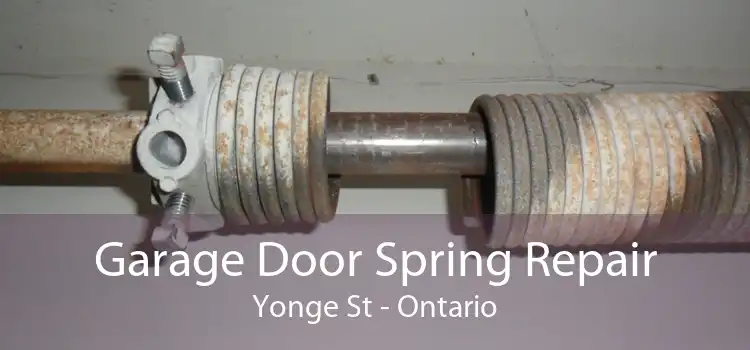 Garage Door Spring Repair Yonge St - Ontario