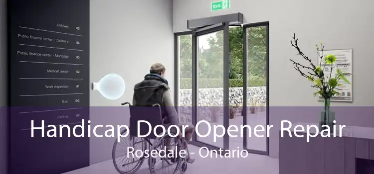 Handicap Door Opener Repair Rosedale - Ontario