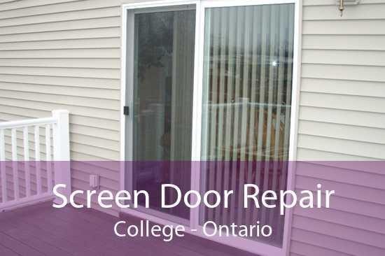 Screen Door Repair College - Ontario