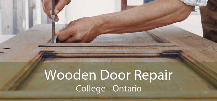 Wooden Door Repair College - Ontario