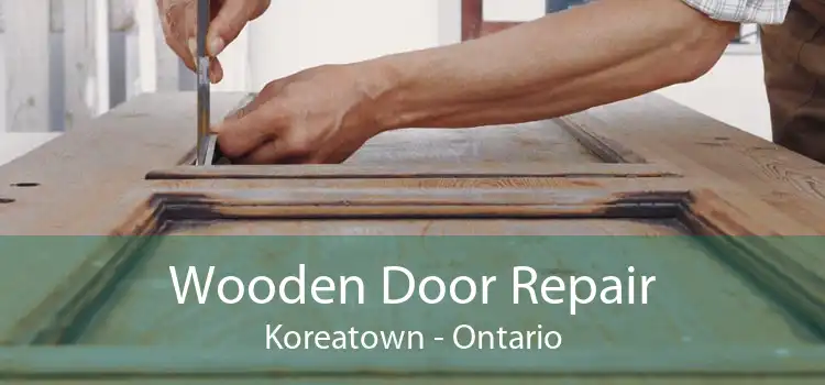 Wooden Door Repair Koreatown - Ontario