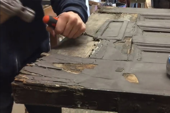 Bracondale Hill-wooden-door-repair